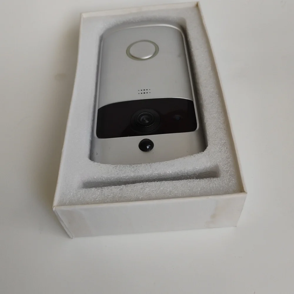 Silver Video Doorbell
